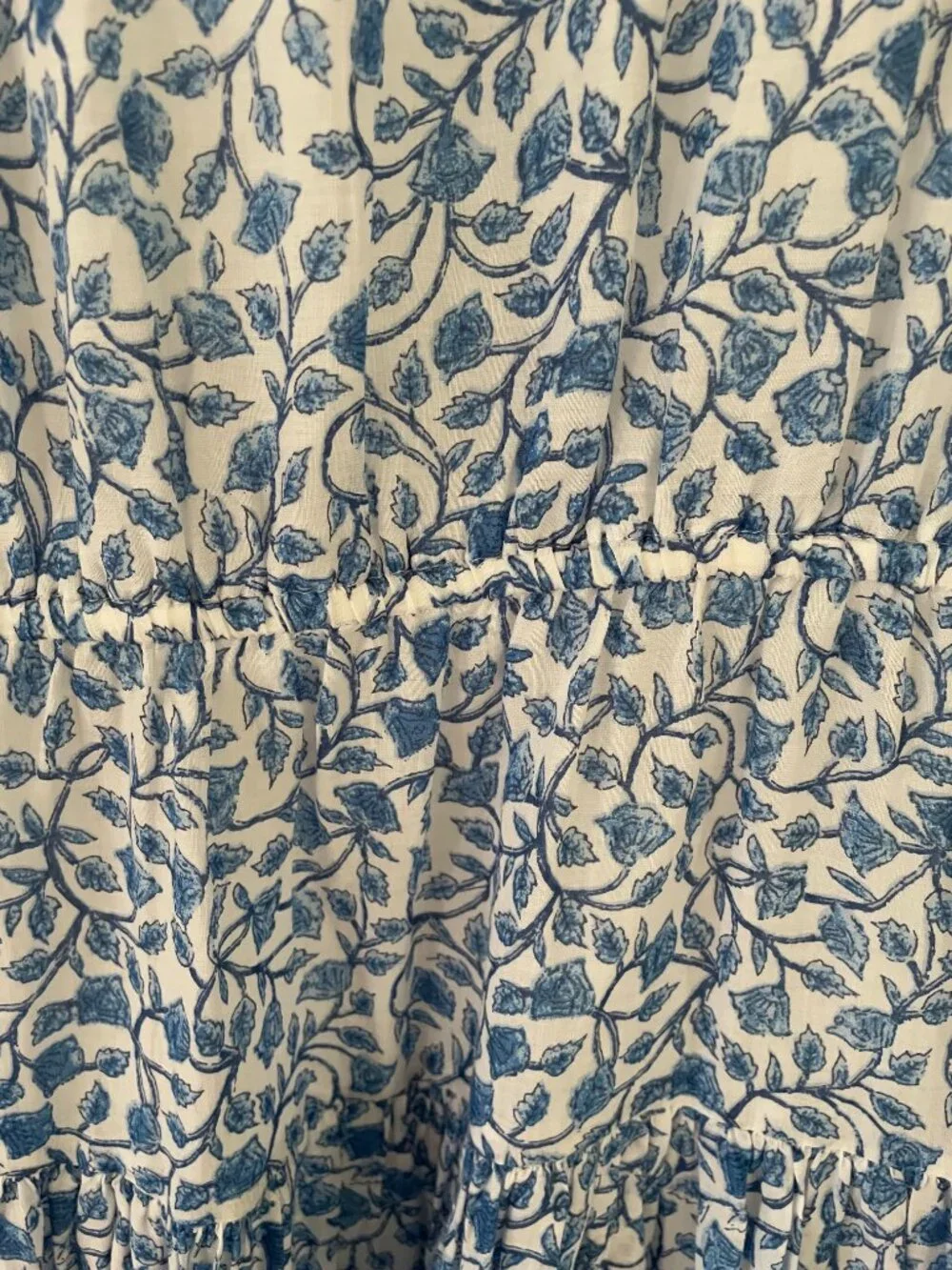 J.Crew Delft Blue and White Mini Dress with Slip EUC